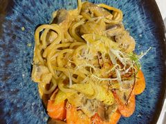 芝士蘑菇鲜虾意大利面-BE BRIGHT KITCHEN(正佳广场店)