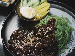 韩国炸酱菠菜手擀面-木槿花韩式炭烤·熟成肉工坊(孙文东路店)