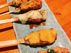 炭火烤鸡肉棒拼盘-北村家日本料理(西大望路店)