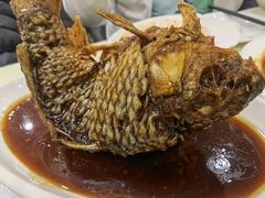 罾蹦鲤鱼-奥华餐厅·老张记(台基厂店)