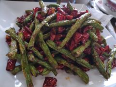 干煸豆角-金手勺东北菜(上庄店)
