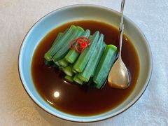 白灼秋葵-便宜坊烤鸭店(科创店)