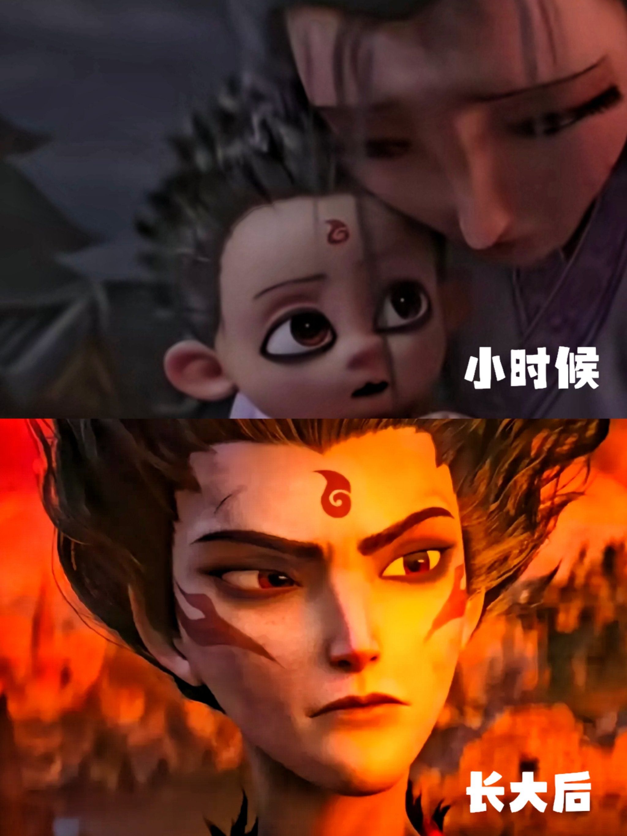 不得不说,长大后的哪吒真的是太帅啦❗️尤其是那个侧脸,超绝