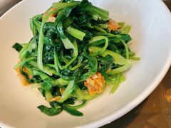 鸡毛菜炒腐衣-玫瑰厅上海菜(兴国路店)