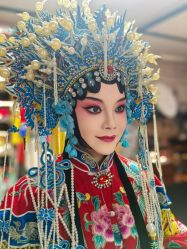 -胭脂猫京剧摄影