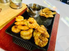 铁板虎仁虾-野萃山·潮汕厚果汁(十亩地店)