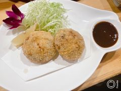炸牛肉土豆饼-晶吉·居酒屋·烧鸟·生鱼饭(中山区民主广场店)