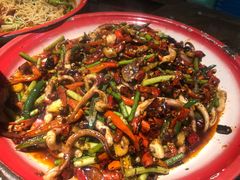 双椒鱿鱼须-灶东家民间菜(回兴店)