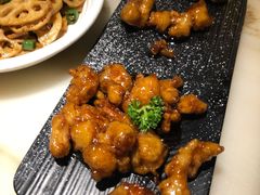 雪花糖醋里脊-绿茶餐厅(西单老佛爷店)