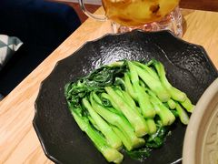 白灼广东菜心-花舍·新派粤菜·西餐·下午茶(亚运村·鸟巢店)