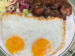 黑椒牛扒双蛋饭-肥韬茶餐厅(南山mini店)