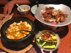 石锅鸡汤豆腐-绿茶餐厅(蓝色港湾店)