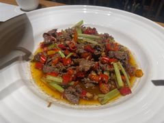 小炒黄牛肉-小隐院子·庭院餐厅(大学城后湖店)