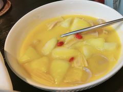 金汤丝瓜焖鲜腐竹-宴南庭·闽味小馆