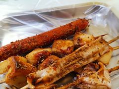 -老红桥炸灌肠牛肚锅烧烤(定福庄店)