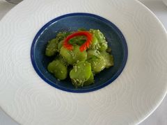 香椿拌蚕豆-伯衡55·吉品轩(乌鲁木齐南路店)