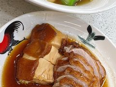 豉油鸡拼烧鸭米粉-甜蜜蜜港式茶餐厅(虹梅店)