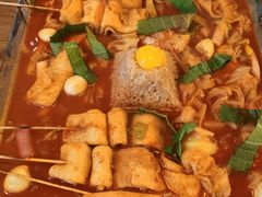 鱼饼火山炒年糕-包装马车·韩国料理·포장마차