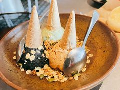 三色罗勒冰淇淋-罗勒家·养生火锅· Bistro(大望路店)
