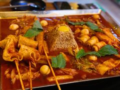 鱼饼火山炒年糕-包装马车·韩国料理·포장마차