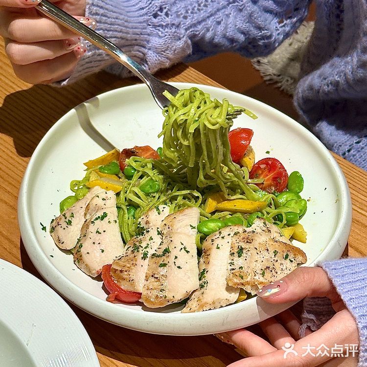 上海新天地🍽️适合一人食的减脂手工意面🍝