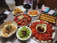 烤蟹柳蒜苗-一棠龙虾•王牌虾球(楚河汉街店)