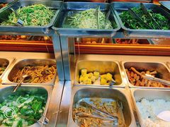 自助取餐区-六和孝顺素食餐厅(西湖道店)