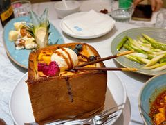 酸奶鲜果面包挞-鹿港小镇(霄云店)