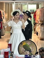 -时光纪亲子全家福照相馆(静安店母女写真父母纪念照)