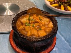 -海派美食·家宴海鲜青岛菜·石锅鲽鱼头(东方城店)