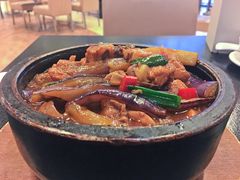 石锅茄子鸡块-和园餐厅