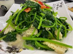 菠菜面筋-老许家正宗驴肉黄面胡羊焖饼·烧烤(名吃广场店)