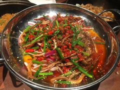 铁板鱿鱼须-食言餐吧·本味湘菜馆(万豪城市广场店)