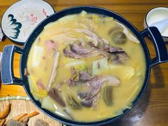 泰式咖喱牛杂锅仔-丁记盐蘸牛肉·新杭菜(河东路店)