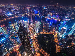 俯瞰上海-东方明珠国际旅行社有限公司
