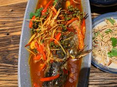 仔姜双椒烤江团-听香·678茶铺(猛追湾店)