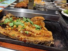 铁板香煎鳕鱼-橦橦小马扎烧烤 (传媒大学店)
