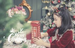 -后宫·古装汉服京剧儿童亲子全家福摄影