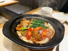 砂窝煎焗鱼头排骨煲-鸽味轩(崇安寺店)