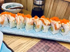 火烤三文鱼寿司-林妈妈村·日式料理(宝山万达店)