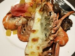 芝士焗龙虾-美食汇·海鲜自助西餐厅·江门富力万达嘉华酒店