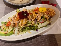 经典沙拉配三文鱼-LA CREPERIE BRETONNE布列塔尼法式餐厅(天童北路店)