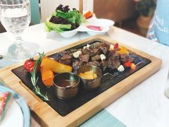 田园澳洲骰子牛肉-蜜桃花开·中西融合菜E&W(南长街店)