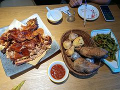 -民窑私烤土窑坑烤大公鸡