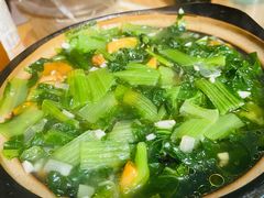 小白菜华子菇-砂锅店