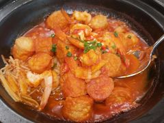 虾仁豆腐煲-青岛蓝海大饭店·渔歌舫(李沧店)