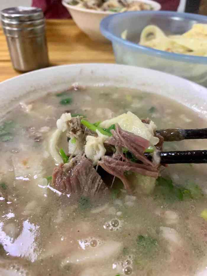 铁谢李松祖传羊肉汤馆-"传说中的铁谢羊肉汤 终于喝到了 不要说哪.