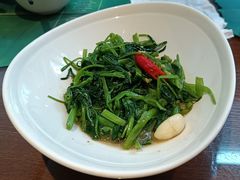 秘制虾酱炒空心菜-帕蓝·暹罗料理(大学路店)