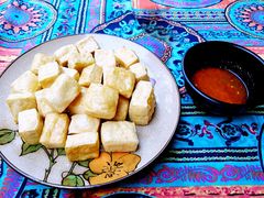 炸臭豆腐-半坡九号老挝冰咖啡