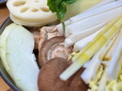 蔬菜拼盘-谭三娘鲜切牛肉自助火锅(文殊院店)
